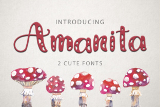 Amanita: A Playful, Mushroom-Inspired Display Font