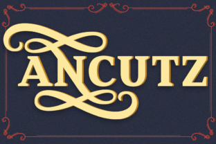 Ancutz: Elegant Serif Display Font for Editorial Design