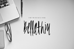 Bellathin: A Thin Condensed Display Font for Sincere Branding