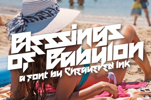 Blessings of Babylon Display Font for Modern Web Design