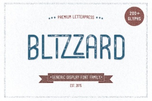 Blizzard Display Font for Bold, Clear Campaign Headlines