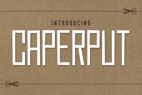 Caperput: A Delicate Display Font for Creative Branding
