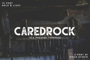 Caredrock: A Vintage Display Font for Scroll-Stopping Brand Content