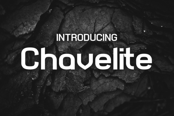 Chavelite: A Modern Font for Editorial Design and Branding
