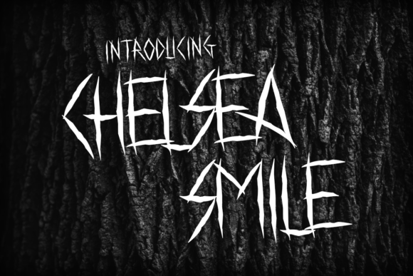 Chelsea Smile: A Bold Display Font for Dark and Dramatic Branding