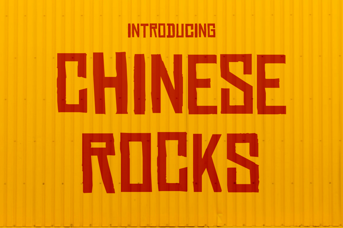 Chinese Rocks: A Versatile Font for Editorial Design