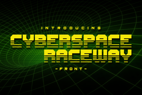 Cyberspace Raceway: A Futuristic Font for Modern Branding