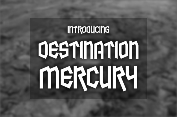 Destination Mercury: A Display Font That Elevates Your Brand