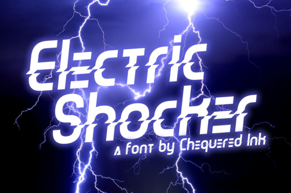 Electric Shocker Display Font for Handmade Creators