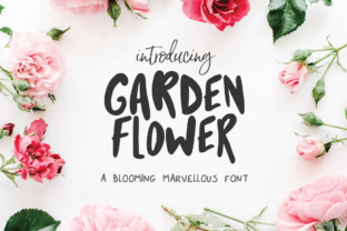 Garden Flower Display Font for Bold, Scroll-Stopping Headers
