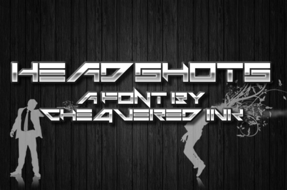 Headshots: A Versatile Display Font for Creative Branding