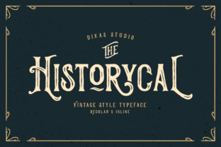 Historycal Vintage Display Font for Crafters & Sellers