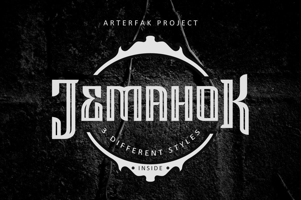Jemahok Display Font for Bold, Elegant Headlines