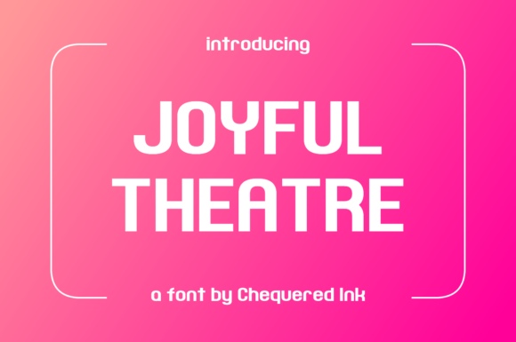 Joyful Theatre Font for Elegant Brand Identity