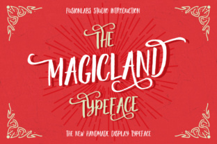 Magicland: A Rustic Vintage Display Font for Small Business Branding