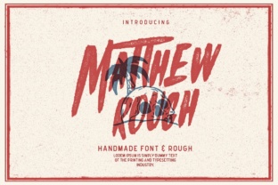 Matthew Rough Display Font for Bold, Scroll-Stopping Headlines