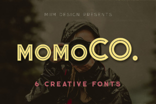 Momoco: A Geometric Display Font for Editorial Design