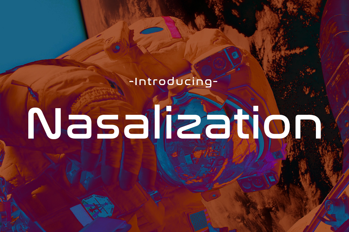 Nasalization: A Space-Aged Font for Modern Web Design