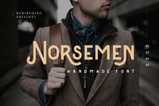 Norsemen Display Font for Modern Brand Identity