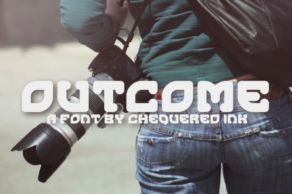 Outcome Futuristic Display Font for Bold Brand Identity