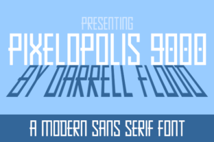 Pixelopolis 9000: A Futuristic Display Font for Digital Brands