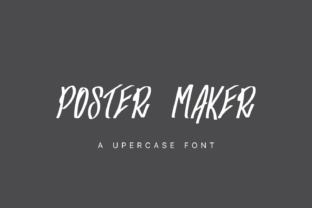 Poster Maker Font for Bold, Relaxed Branding