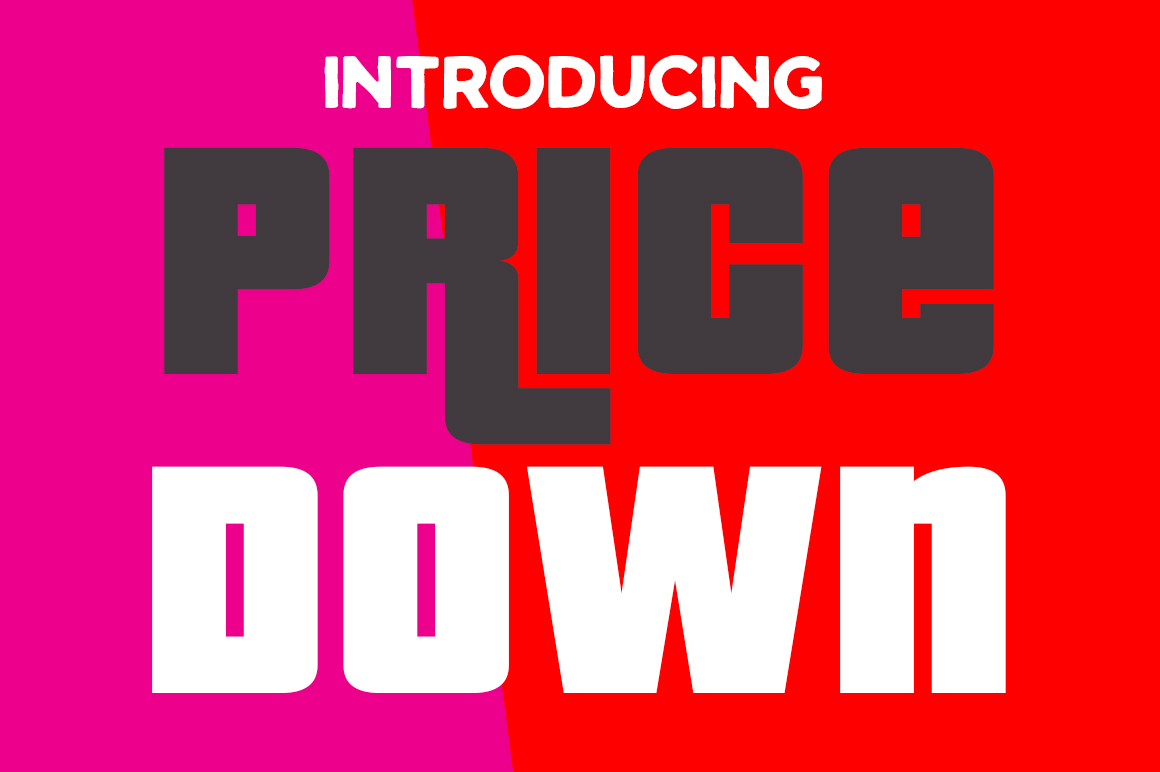Pricedown: A Font with Personality for Editorial Design