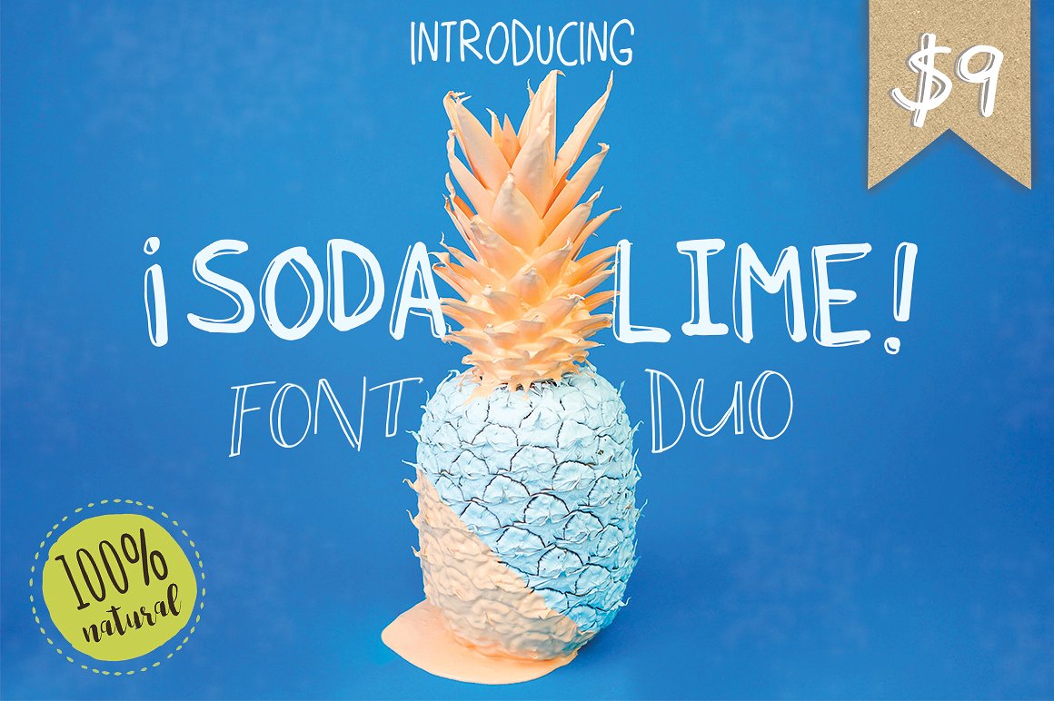 Soda Lime: A Fun and Happy Display Font Duo for Editorial Design