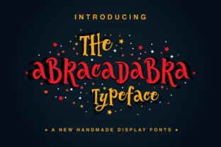 The Abracadabra Typeface: A Handmade Display Font for Vintage Editorial Charm
