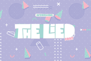 The Lied Display Font for Bold, Playful Digital Branding