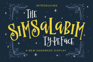 The Simsalabim Typeface for Retro Branding That Stands Out
