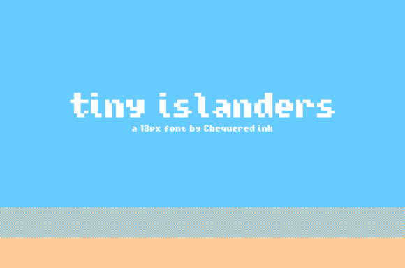 Tiny Islanders Pixel Font for Retro Branding