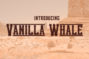 Vanilla Whale: A Retro-Inspired Display Font for Crafters and Designers