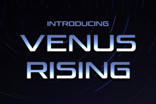 Venus Rising: A Modern Typographic Asset for Digital Campaigns