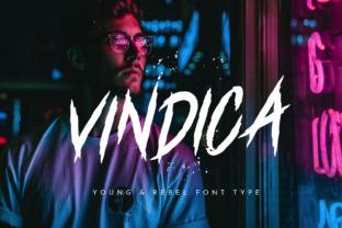 Vindica Display Font for Handmade Creatives